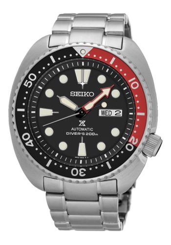 Seiko Prospex Diver Turtle Stainless Steel / Black / Bracelet / Coke